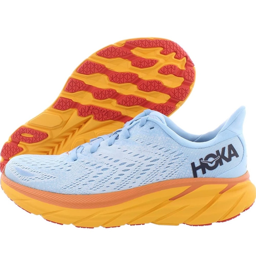 Hoka One Clifton 8.0 Sneakers Summer Song Ice Flow 8